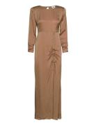 Malene Dress Maksimekko Juhlamekko Brown Twist & Tango