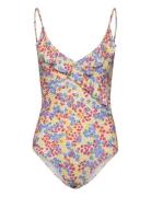 Oline Bly Frill Swimsuit Uimapuku Uima-asut Multi/patterned Becksönder...