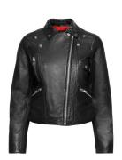 Kaley Leather Biker Nahkatakki Black Jofama