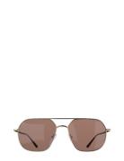 Chase Gold Brown Pilottilasit Aurinkolasit Brown Corlin Eyewear