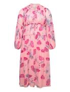 Dvf Link Dress Lyhyt Mekko Pink Diane Von Furstenberg