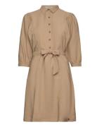 Ladies Dress Lyhyt Mekko Beige Garcia