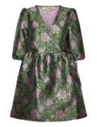 Eli Dress Lyhyt Mekko Green A-View