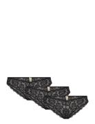 Myla-3Pp Brief Alushousut Brief Tangat Black Dorina