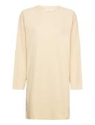 Barbara Dress Gots Lyhyt Mekko Beige Basic Apparel