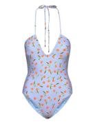 Summer Crush Bandeau Piece Uimapuku Uima-asut Blue Seafolly