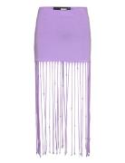 Light Jersey Maxi Skirt Lyhyt Hame Purple ROTATE Birger Christensen