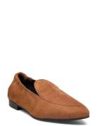 Biatracey Loafer Suede Loaferit Matalat Kengät Brown Bianco