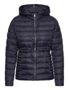 Feminine Lw Down Jacket Vuorillinen Takki Topattu Takki Navy Tommy Hil...