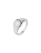 Wave Ring Sormus Korut Silver Maria Black