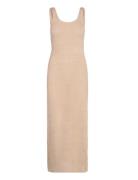 Maxi Crochet Dress Maksimekko Juhlamekko Beige Gina Tricot