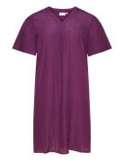 Carkeyser 2/4 Knee Dress Wvn Lyhyt Mekko Purple ONLY Carmakoma