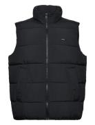 Crinkle Nylon Quilt Vest Liivi Black Calvin Klein