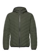 Down Jacket Vuorillinen Takki Topattu Takki Green EA7