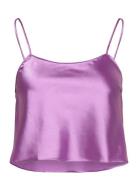 Cami Satin Shine Toppi Purple Hunkemöller