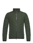 Outerwear Vuorillinen Takki Topattu Takki Khaki Green EA7