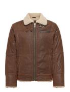 Axel Classic Pile Suede Jacket Nahkatakki Brown Jofama