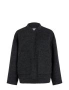 Vicecilie Wool Bomber Jacket Villakangastakki Grey Vila