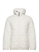 Puffer Jacket W?.Hood Vuorillinen Takki Topattu Takki White Lindbergh