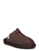 Shearling Slippers Aamutossut Tohvelit Brown Rosemunde