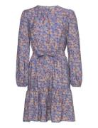 Dress Leyla Print Lyhyt Mekko Blue Lindex