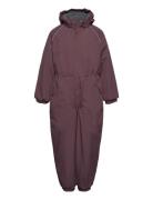 Nylon Junior Suit - Solid Lasten Haalarit Burgundy Mikk-line