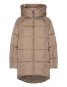 Onlasta Over D Puffer Coat Cc Otw Topattu Pitkä Takki Brown ONLY