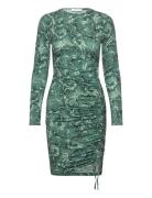 Viscose Dress Lyhyt Mekko Green Rosemunde