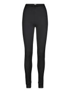 Silk Jersey - Long Tights Pyjamahousut Olohousut Black Lady Avenue