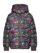 Puffer Jacket Aop Rec. Toppatakki Multi/patterned Mikk-line