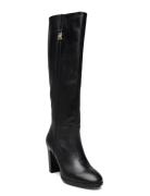 Feminine Th Hardware Longboot Korkeavartiset Saapikkaat Black Tommy Hi...