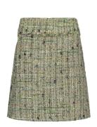 Mmvinna Boucle Skirt Lyhyt Hame Green MOS MOSH