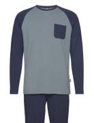 Jbs Bamboo Jersey Set Pyjama Navy JBS