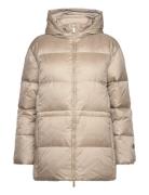 Melody Down Jacket Vuorillinen Takki Topattu Takki Beige BUSNEL