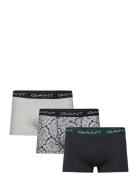 Paisley Print Trunk 3-Pack Bokserit Black GANT