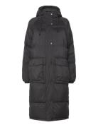 Nanna Puffer Coat Vuorillinen Takki Topattu Takki Black Noella