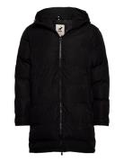 Birk Long Jacket Vuorillinen Takki Topattu Takki Black Fat Moose