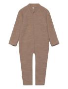 Soft Wool - Jumpsuit Jumpsuit Haalari Brown CeLaVi