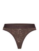 Thong Stringit Alusvaatteet Brown Calvin Klein