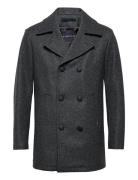 Pea Coat "Kermoor" Villakangastakki Grey Armor Lux