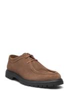 Biagil Moctoe Shoe Suede Loaferit Matalat Kengät Brown Bianco