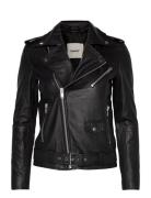 Classic Biker Nahkatakki Black Deadwood