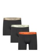 Boxer Brief 3Pk Bokserit Black Calvin Klein