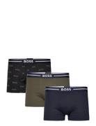 Trunk 3P Bold Design Bokserit Khaki Green BOSS