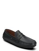 Casual Hilfiger Leather Driver Loaferit Matalat Kengät Black Tommy Hil...