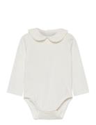 Cotton Body Bodies Long-sleeved White Mango