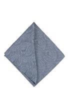 Paisley Silk Pocket Square Taskuliina Navy Portia 1924