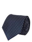 Dots Silk Tie Solmio Kravatti Black Portia 1924