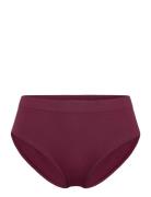 Lucia Tai Solid Alushousut Brief Tangat Burgundy Missya