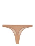 Mesh Thong Stringit Alusvaatteet Beige Understatement Underwear